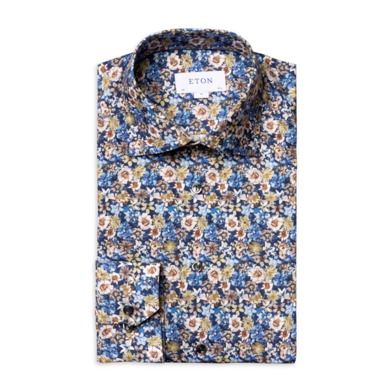 Приталенная классическая рубашка с цветочным принтом Eton