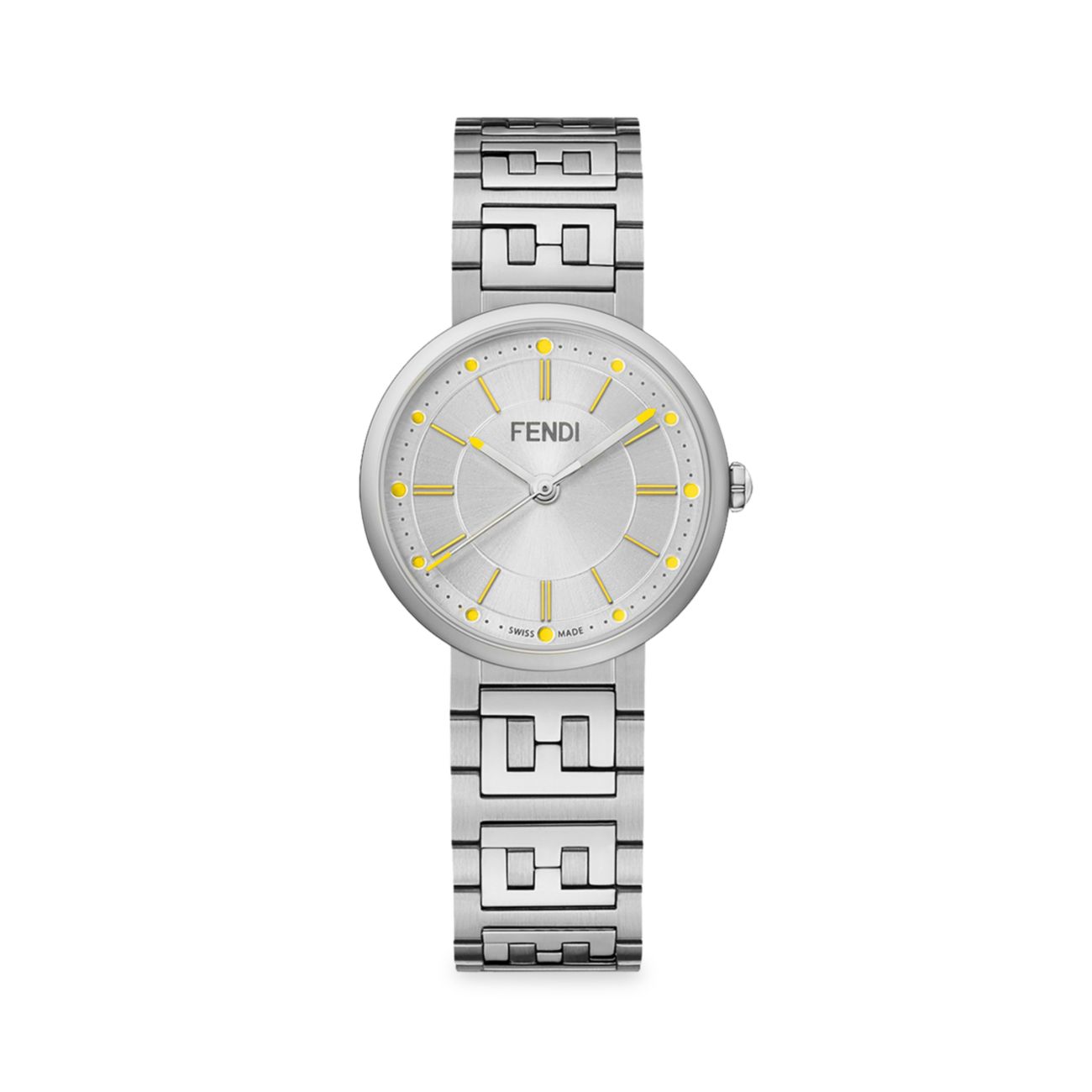Часы Forever Fendi из стерлингового серебра с браслетом Fendi Timepieces