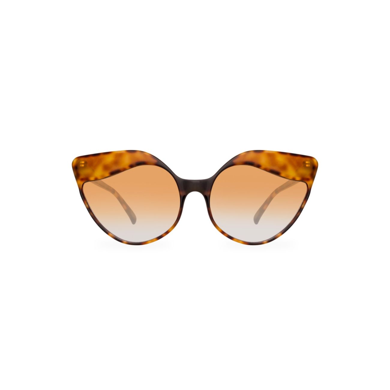 Крупные солнцезащитные очки «кошачий глаз» 59,5 мм Linda Farrow