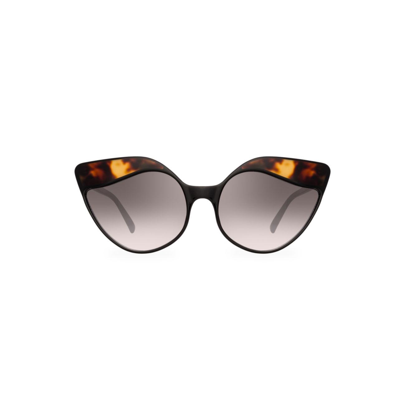 Солнцезащитные очки 871 C3 в оправе "кошачий глаз" в черепаховой оправе Linda Farrow