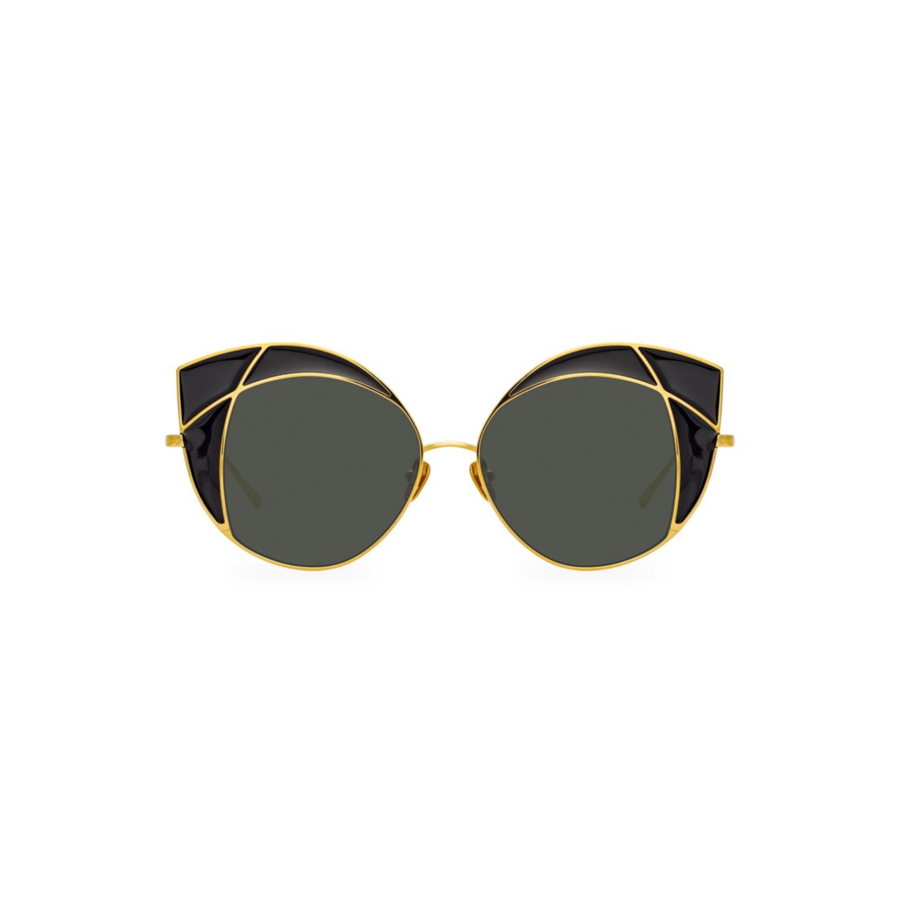 856 C1 Солнцезащитные очки «кошачий глаз» Linda Farrow