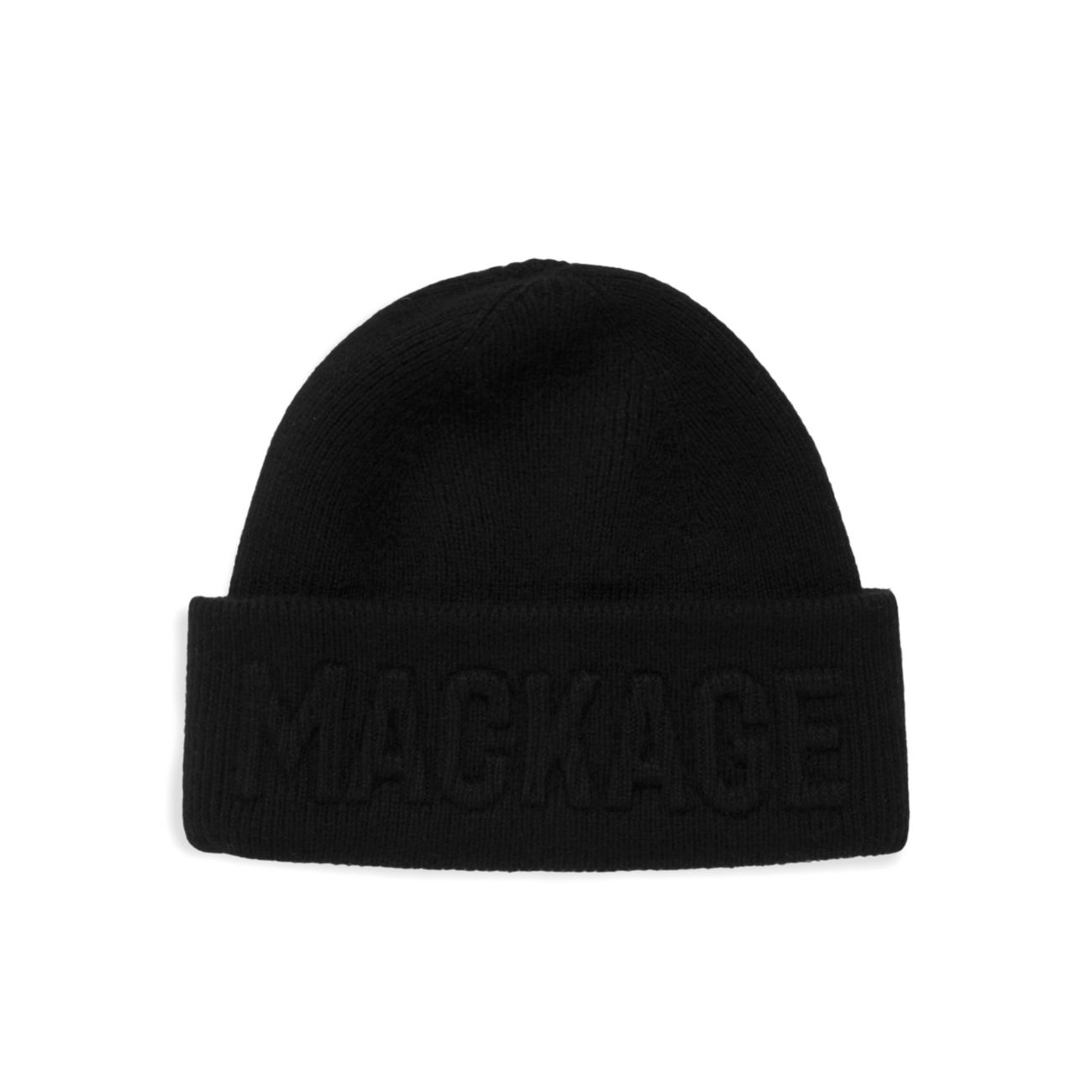 Короткая флисовая шапка с логотипом Mackage