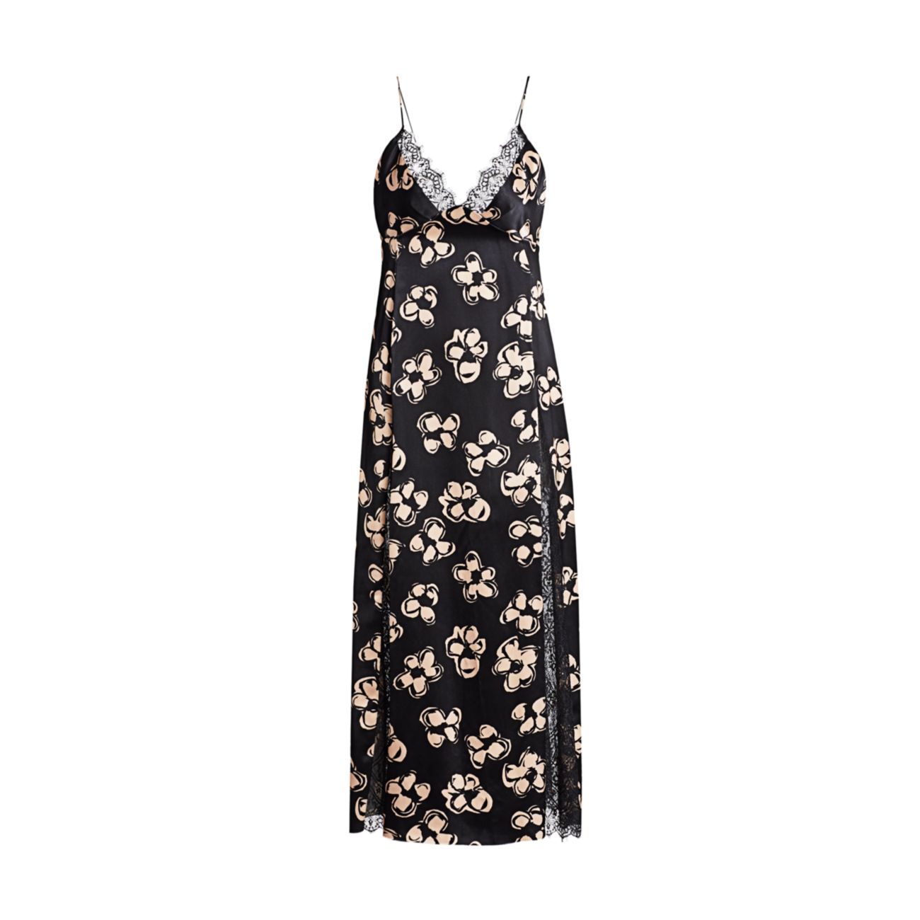 Платье-комбинация из кружева с цветочным рисунком Marina Moscone