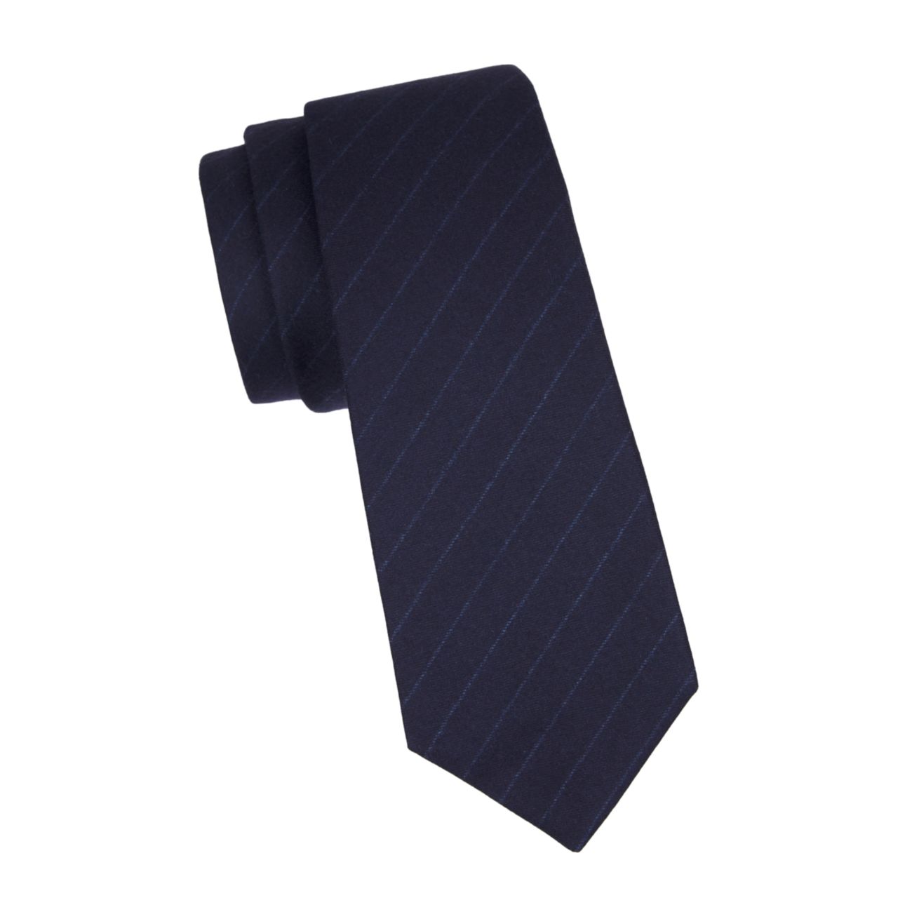 Шелковый галстук в тонкую полоску Kiton
