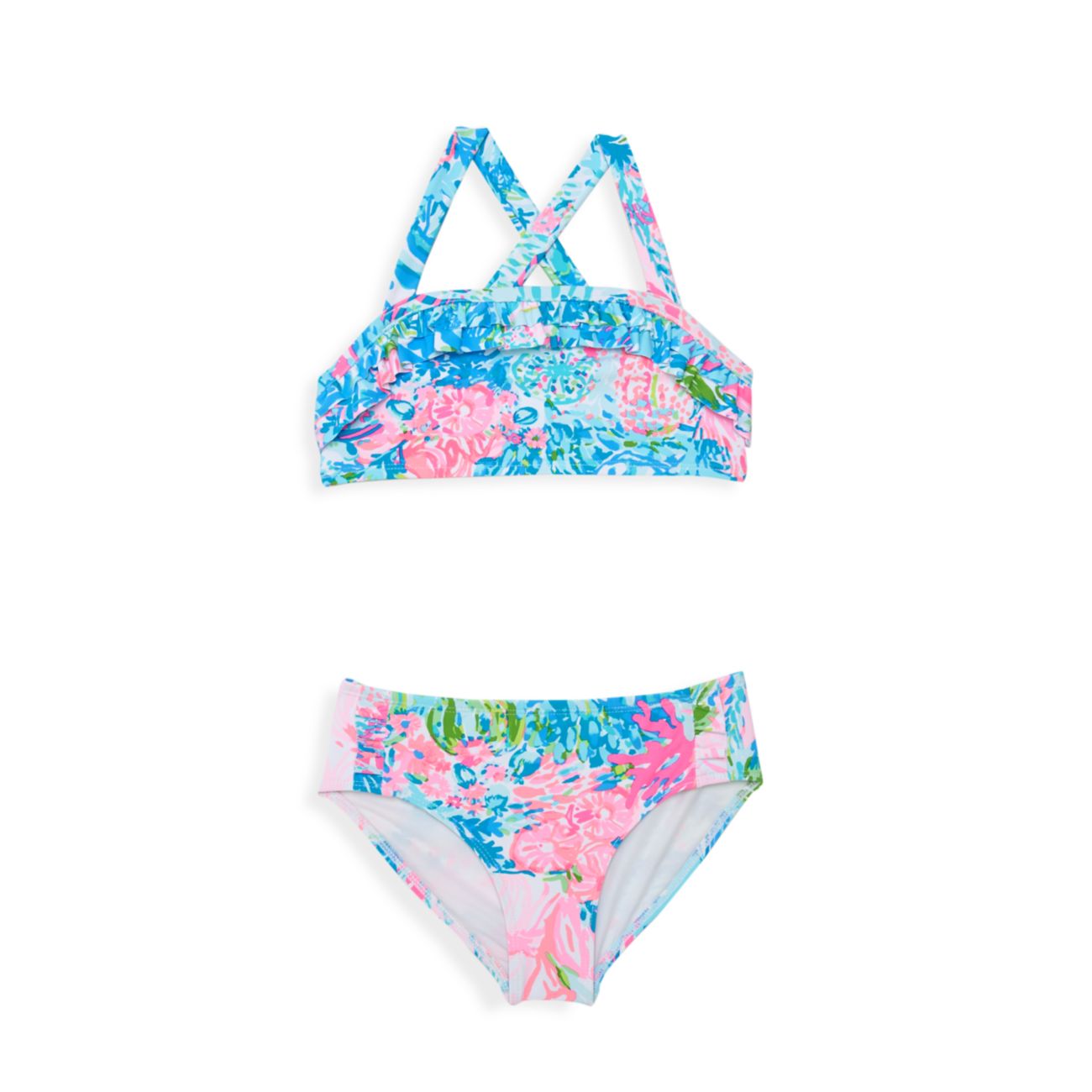 Little Girl's &amp; Girl's Caia Two-Piece Floral Swimsuit Lilly Pulitzer Kids