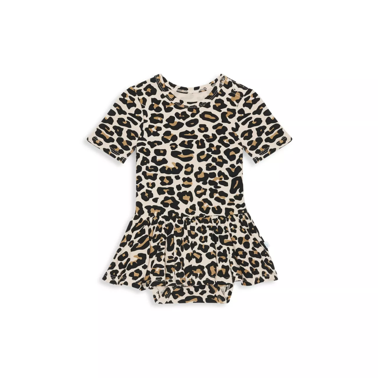 Baby Girl's Lana Leopard-Print Twill Skirt Bodysuit Posh Peanut