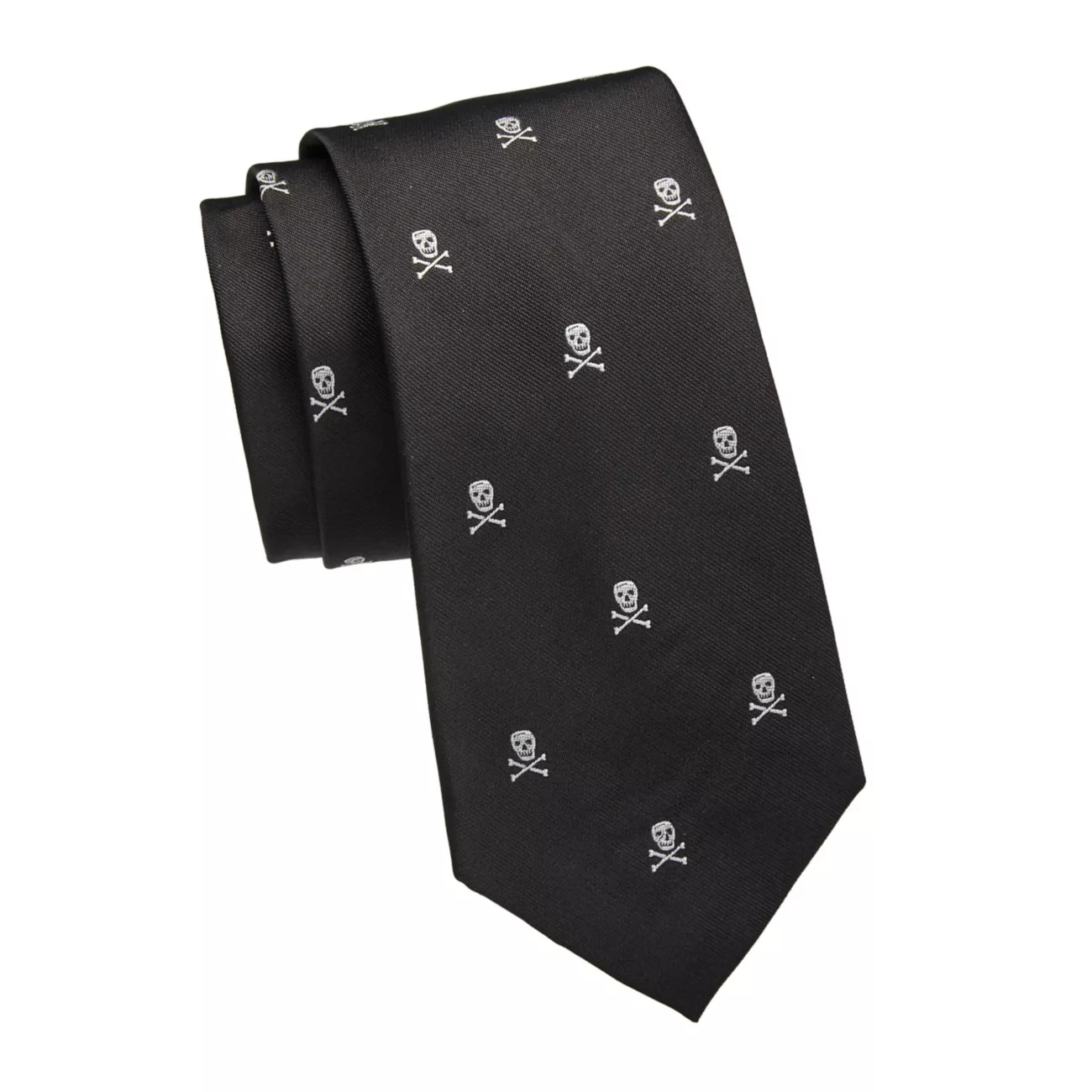 Шелковый галстук Skull Crossbones Ralph Lauren