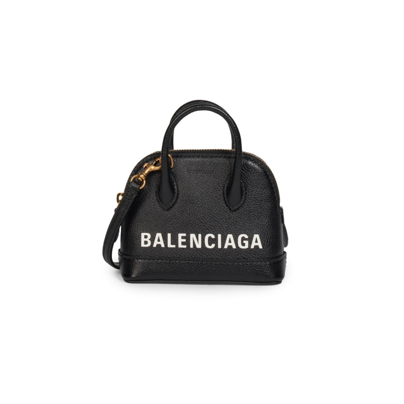 Кожаная сумка Nano Ville с ручкой сверху Balenciaga