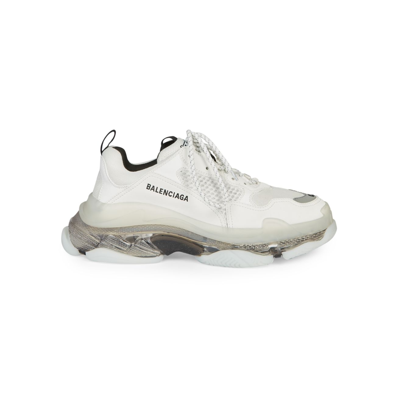 Баленсиага подошва. Balenciaga Triple s Clear sole White белый. Кроссовки Balenciaga Triple s женские Clear sole White артикул 6652. Balenciaga Triple s белые с прозрачной подошвой. Кроссовки Balenciaga бело зеленый.