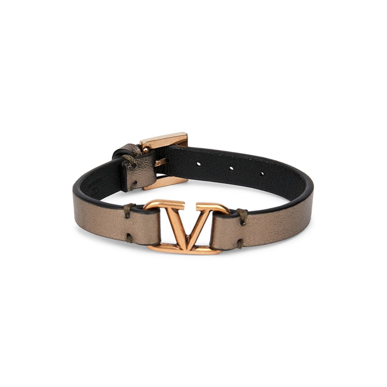 VLogo Leather Bracelet Valentino