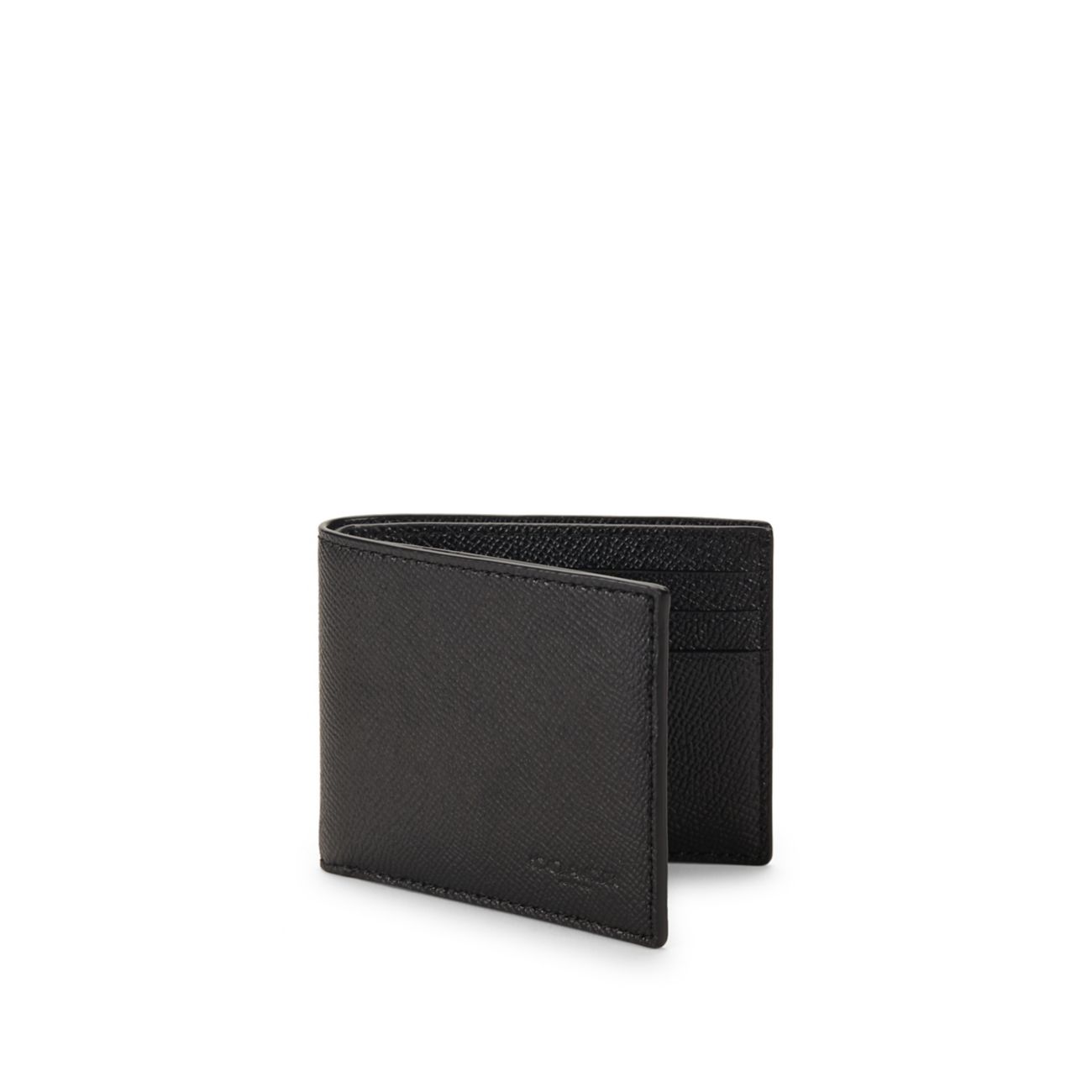 Crossgrain Slim Leather Bi-Fold Wallet COACH