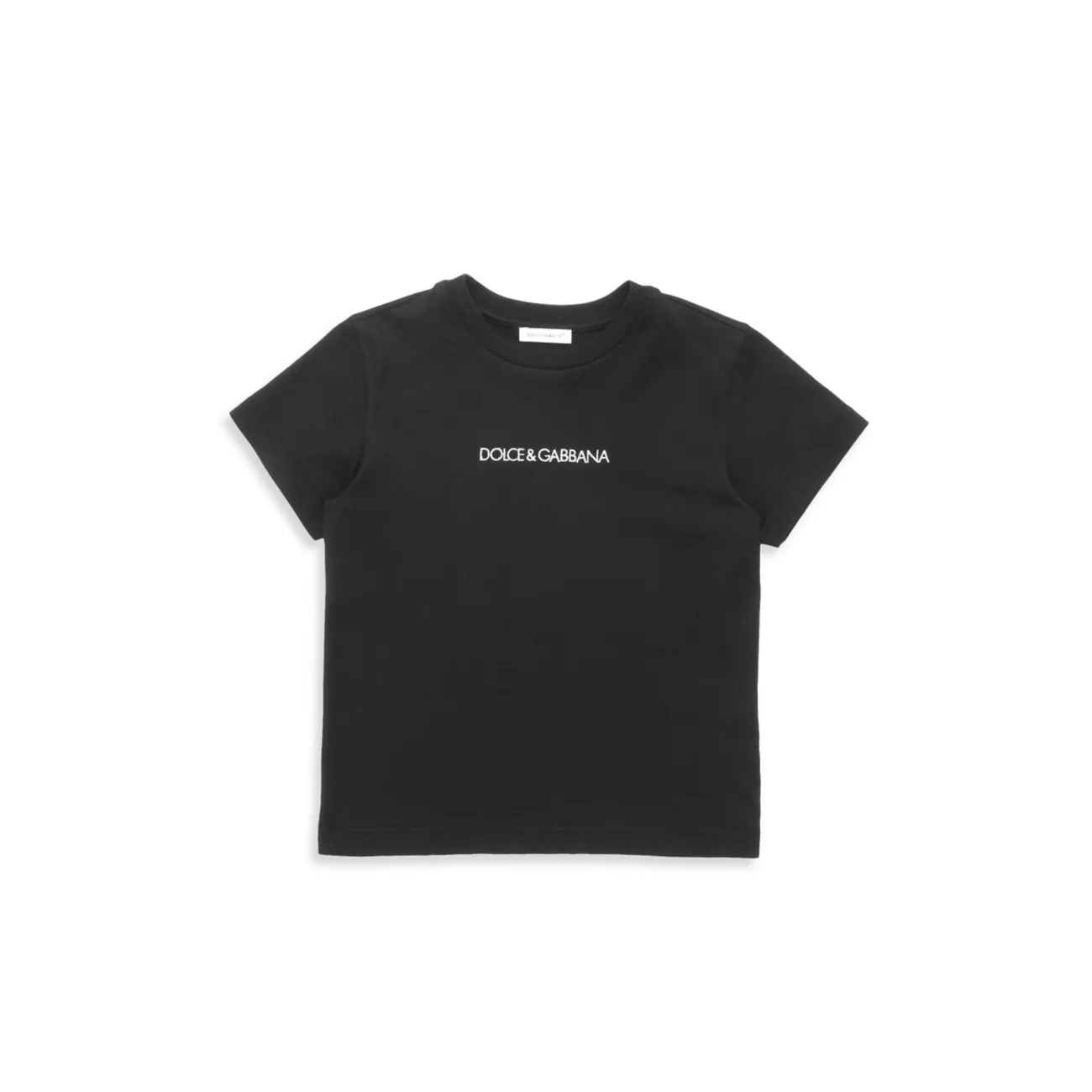 Маленький ребенок &amp;amp; Детская хлопковая футболка с логотипом Dolce & Gabbana