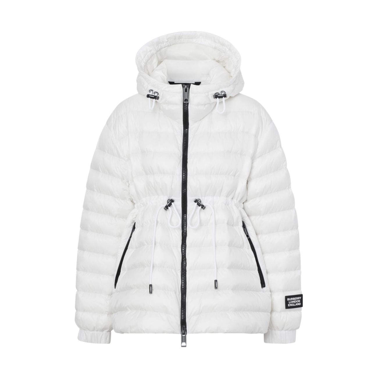 Burberry белый. Пуховик Burberry белый. Burberry Puffer Jacket. Пуховик Барбери женский. Куртка Барбери женская белая.