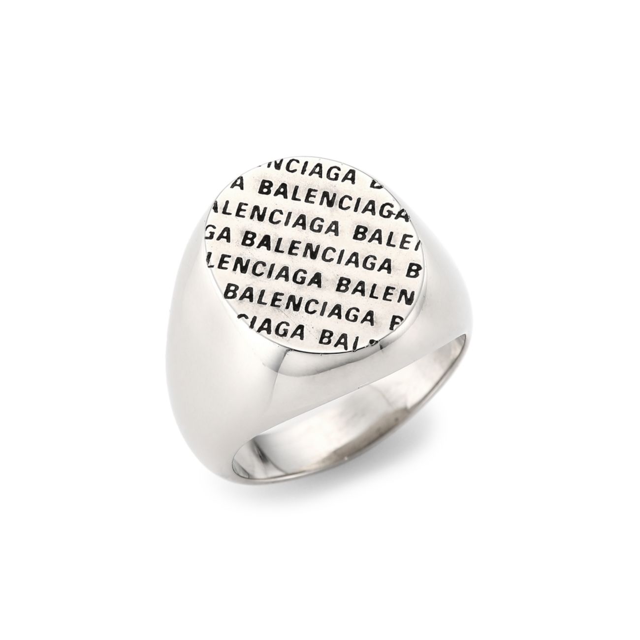 Кольцо с драгоценным логотипом Balenciaga