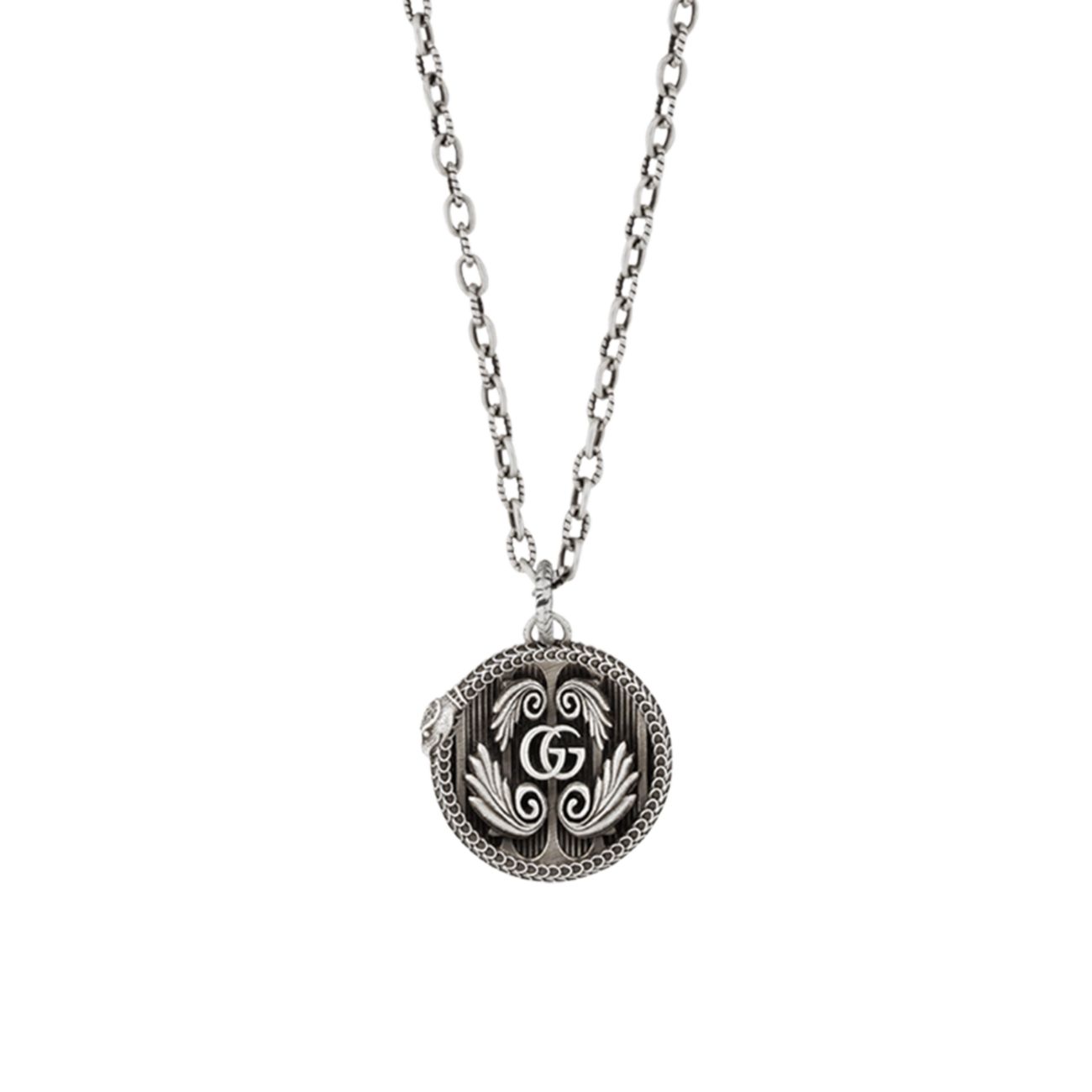 Ожерелье с подвеской GG Marmont из стерлингового серебра GUCCI