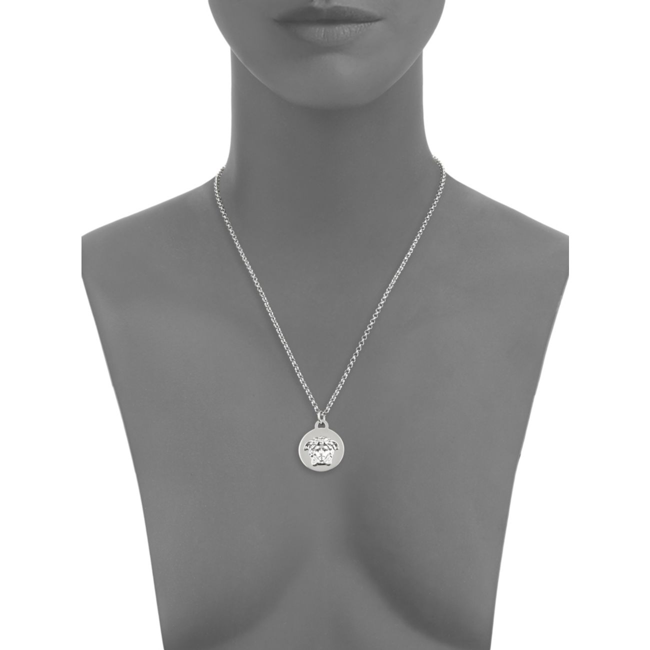 Ожерелье с подвеской Medusa Versace