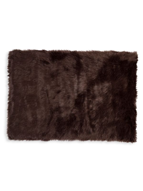 Коврик из искусственного меха Hudson, 91 х 61 см, мягкий и износостойкий Luxe Faux Fur