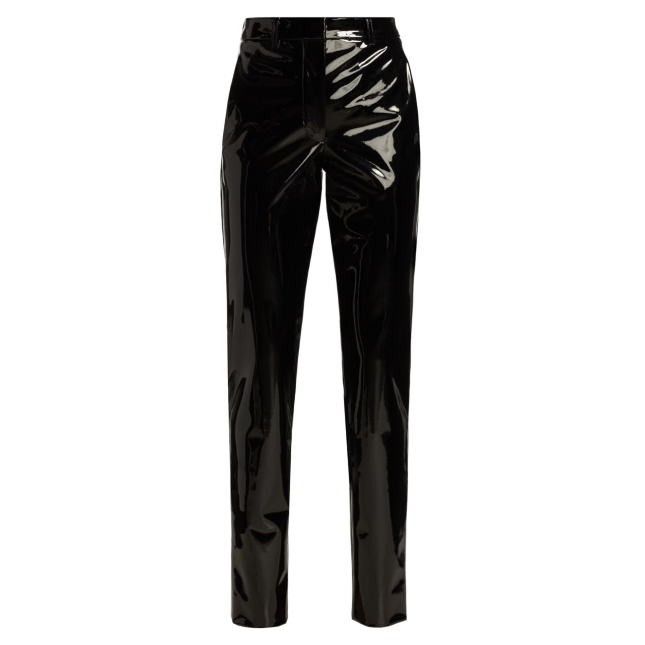 Узкие брюки из жидкого материала с высокой талией Victoria Beckham