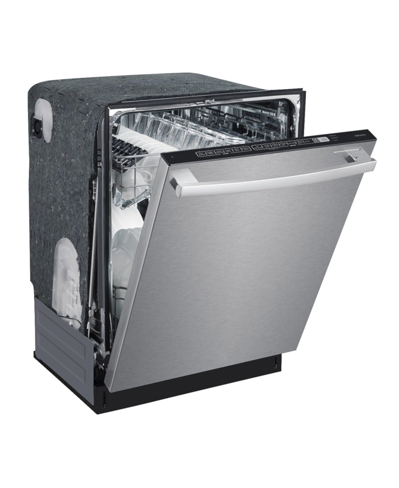 Energy Star 24-дюймовая встраиваемая посудомоечная машина с высокой ванной из нержавеющей стали с системой Smart Wash и сушкой с подогревом SPT Appliance Inc.
