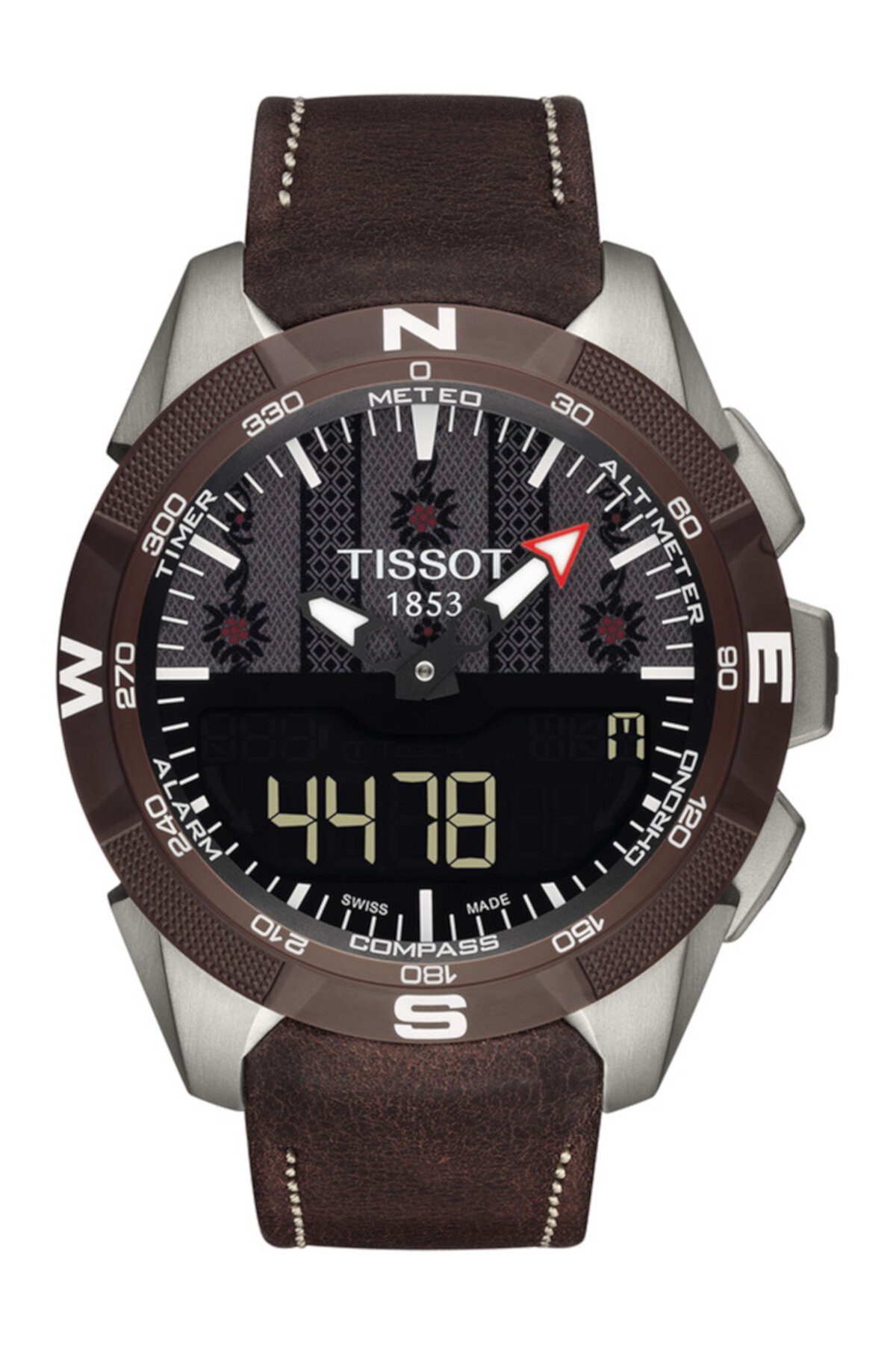 Мужские часы T-Touch Expert Solar II Swiss Edition, 45 мм Tissot