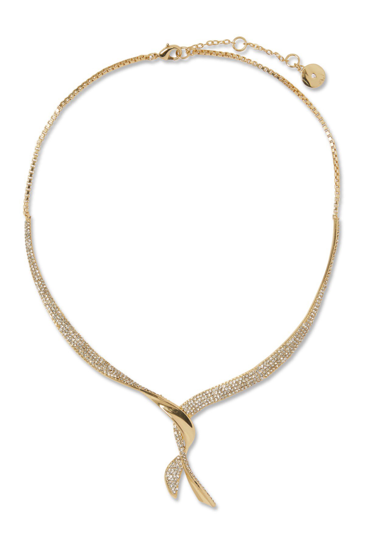 Pave Crystal Twisted Collar Necklace Vince Camuto