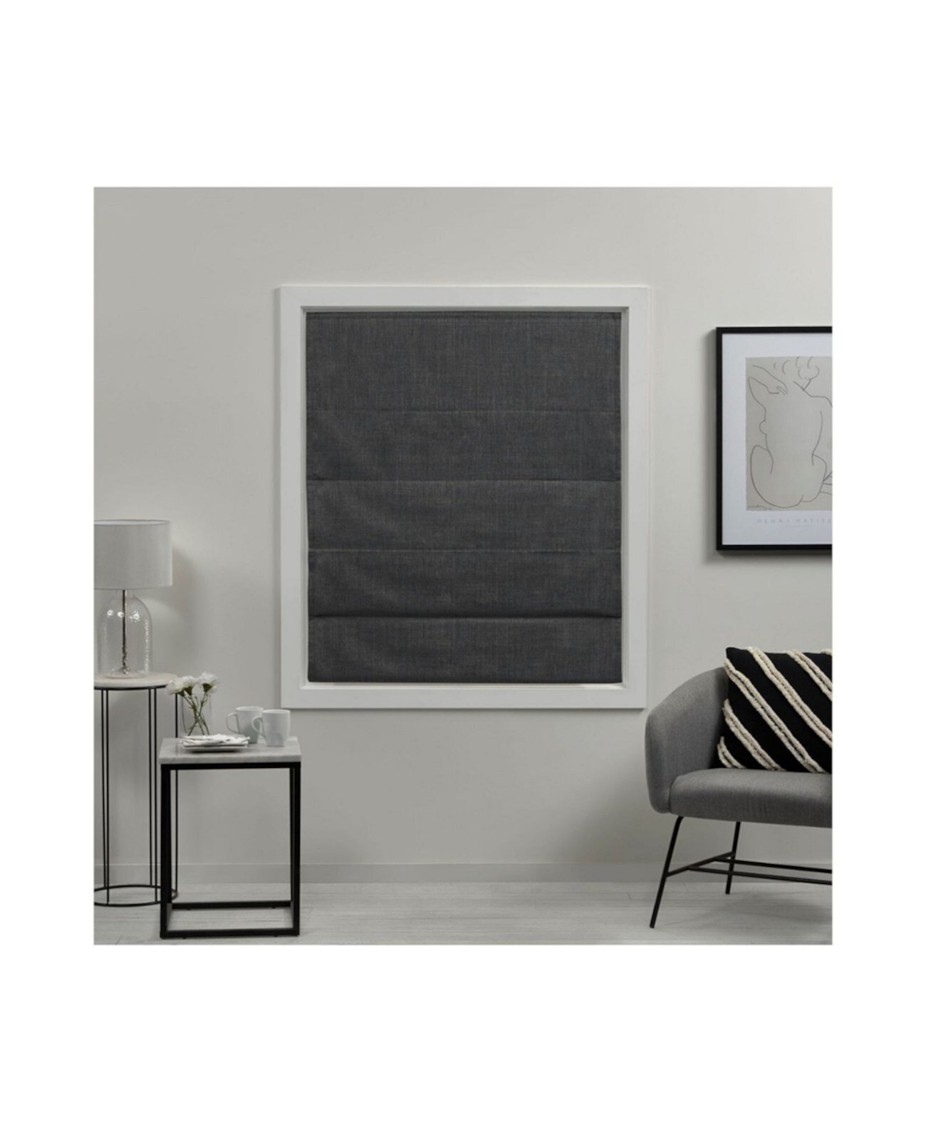 Гардины Acadia Total Blackout Roman Shade, 64 "x 27" Exclusive Home