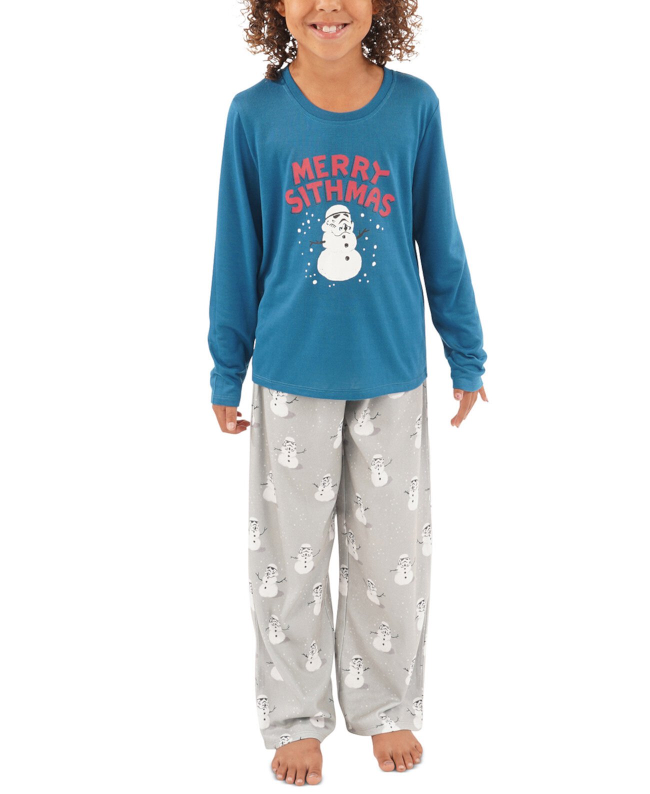 Семейный пижамный комплект Matching Kids Holiday Merry Sithmas Munki Munki