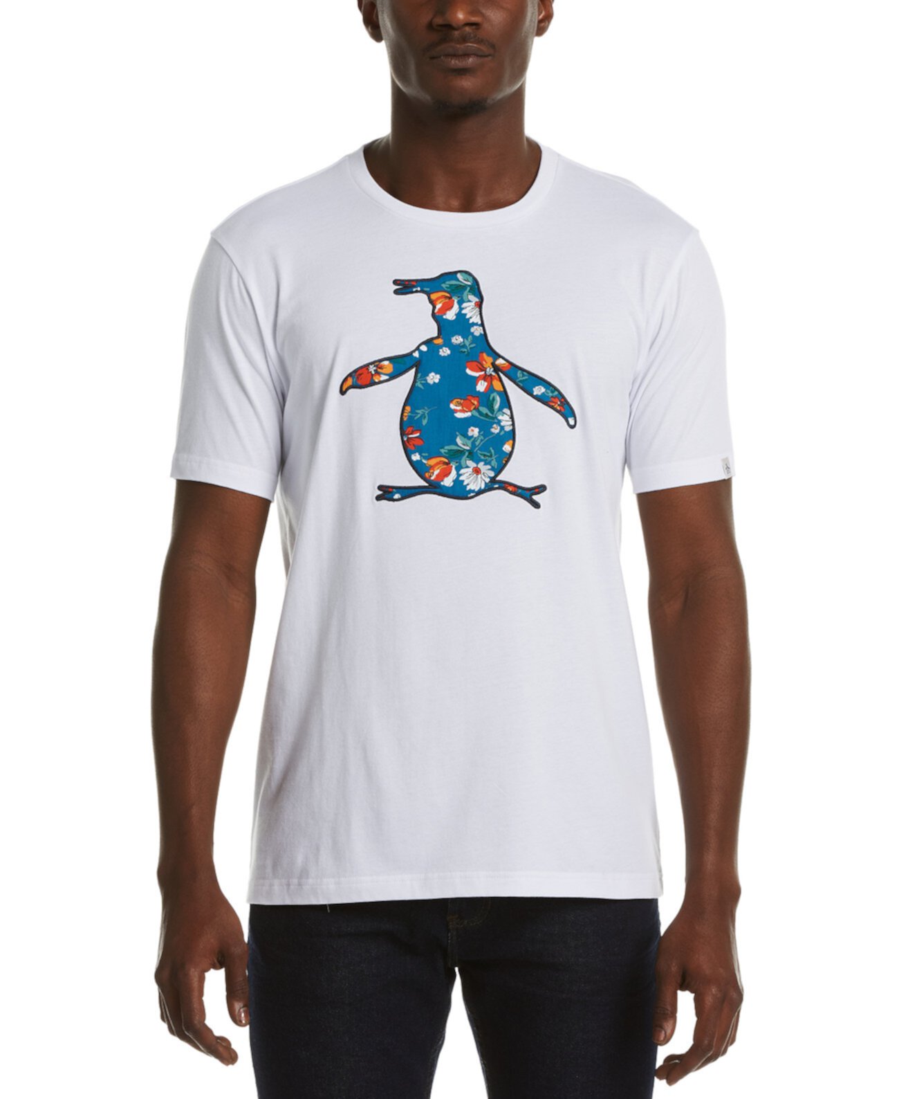 Мужская футболка Pete с цветочным наполнением Original Penguin