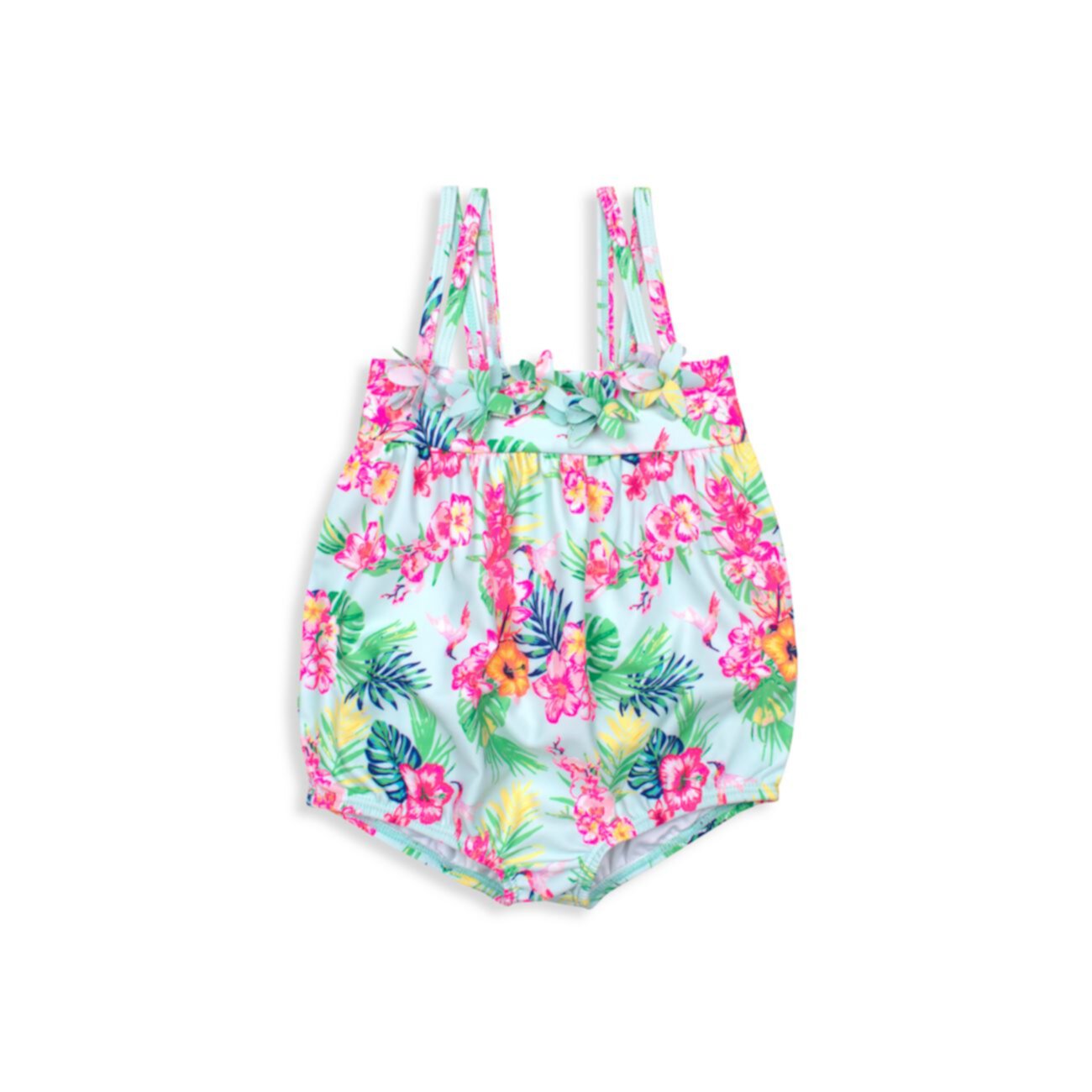 Baby's &amp; Little Girl's Biscotti Tropical-Print One-Piece Swimsuit KATE MACK