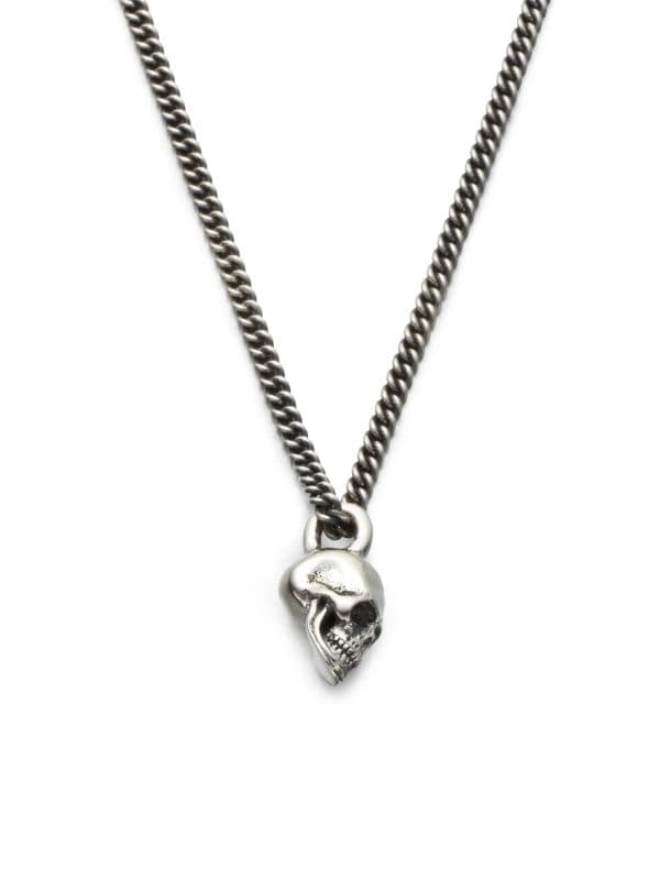Ожерелье из стерлингового серебра с черепом King Baby Studio