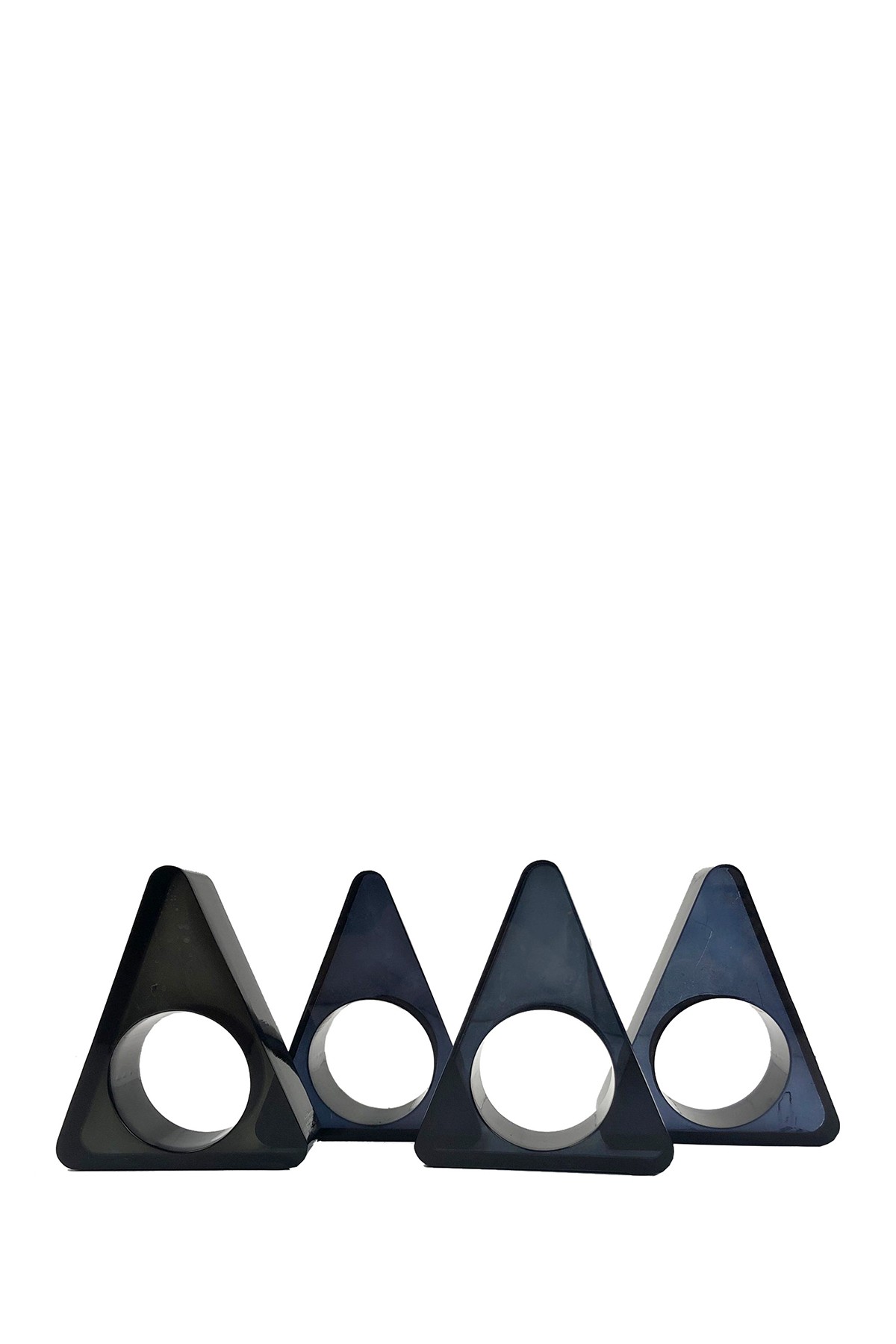 Дымчато-серый треугольник кольцо для салфеток R16 HOME