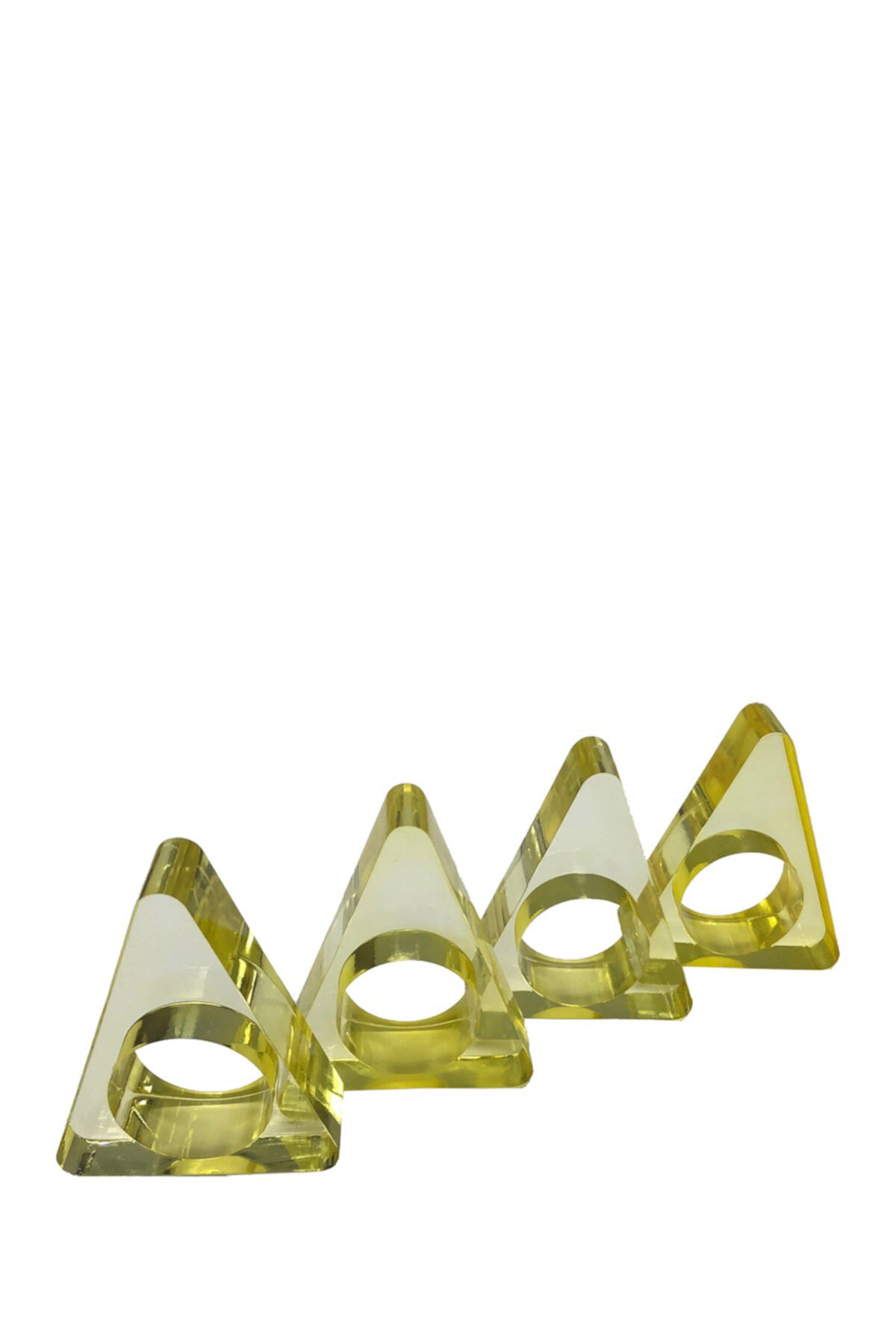 Кольцо для салфеток с желтым треугольником R16 HOME