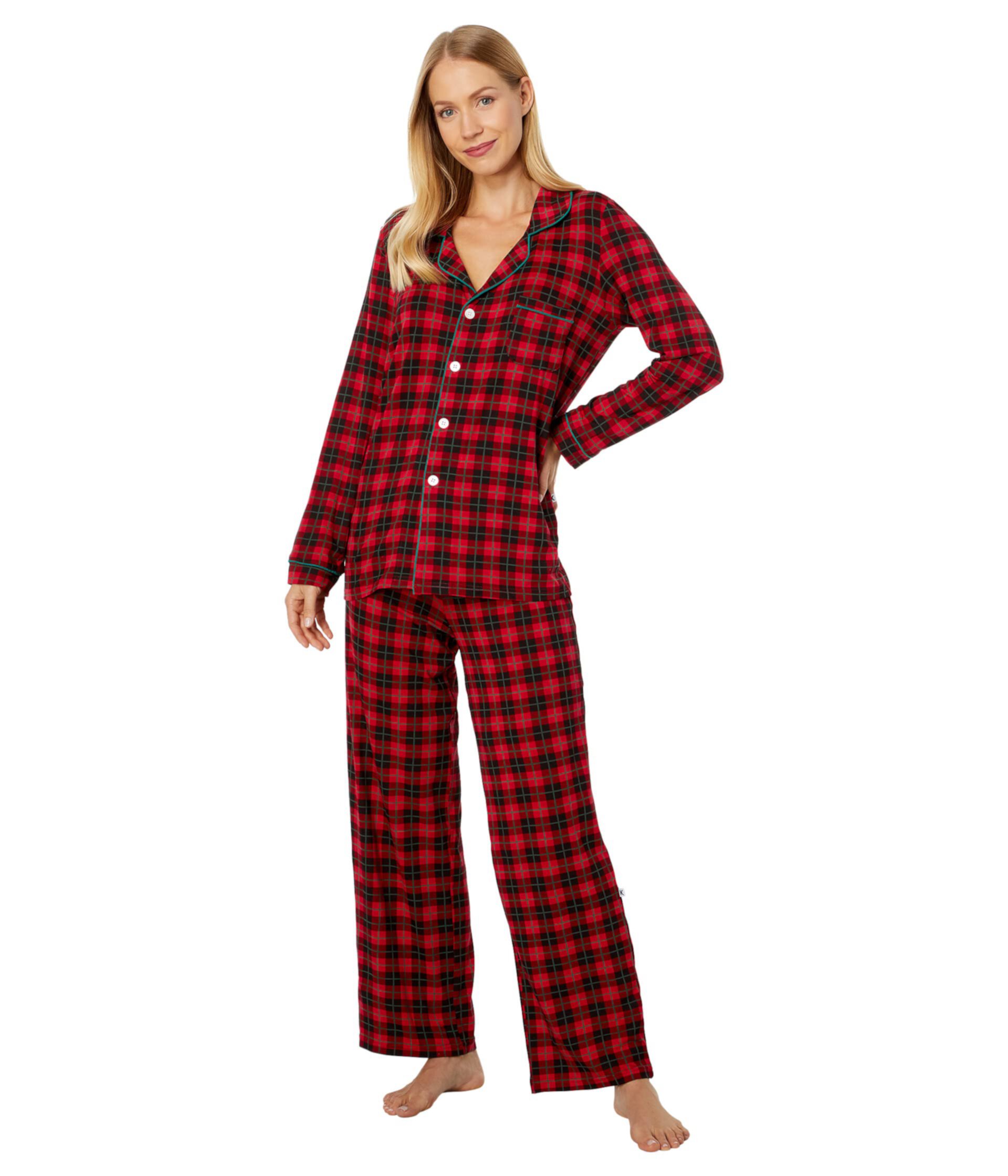 Collared Pajama Set KicKee Pants