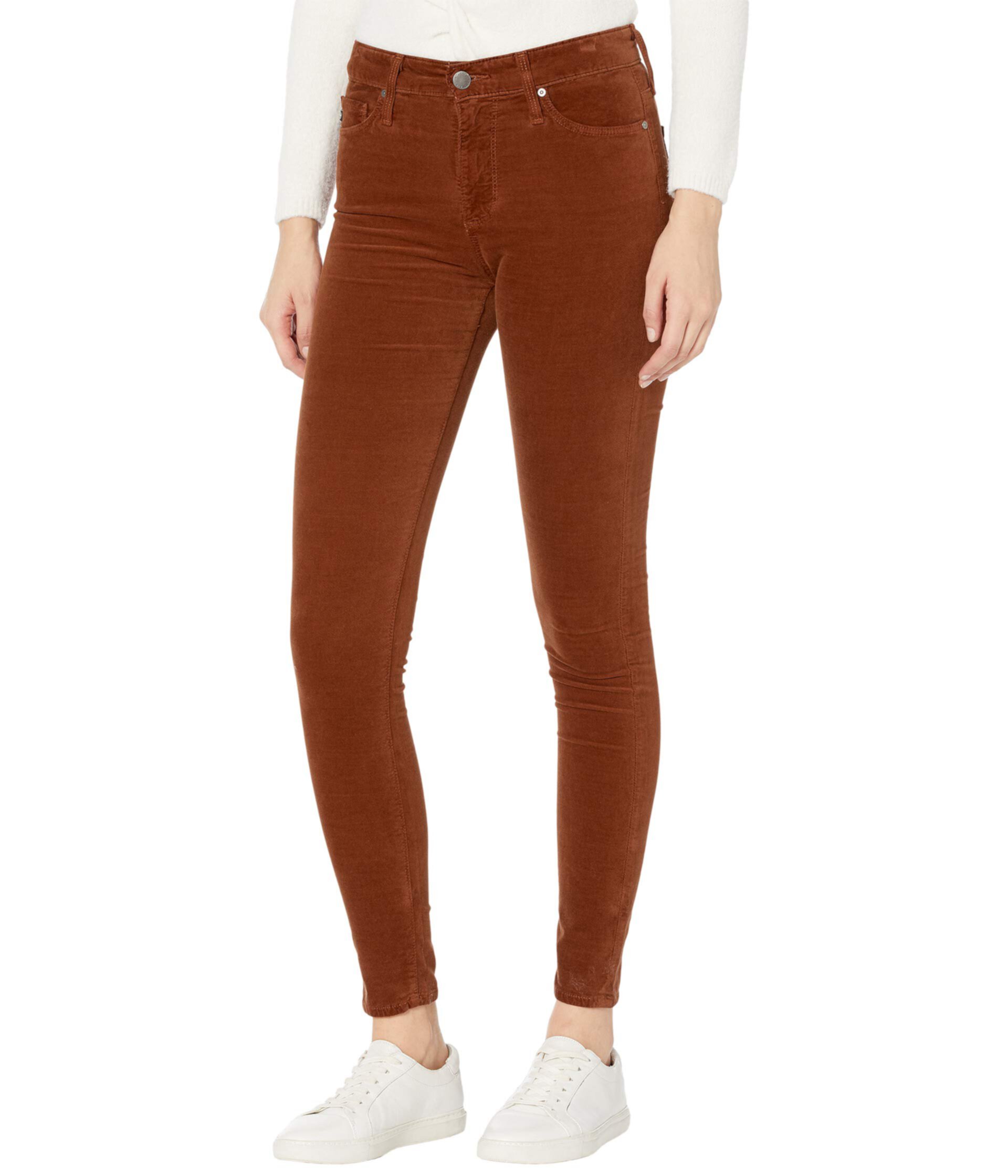 Farrah Skinny in Fired Copper AG Jeans