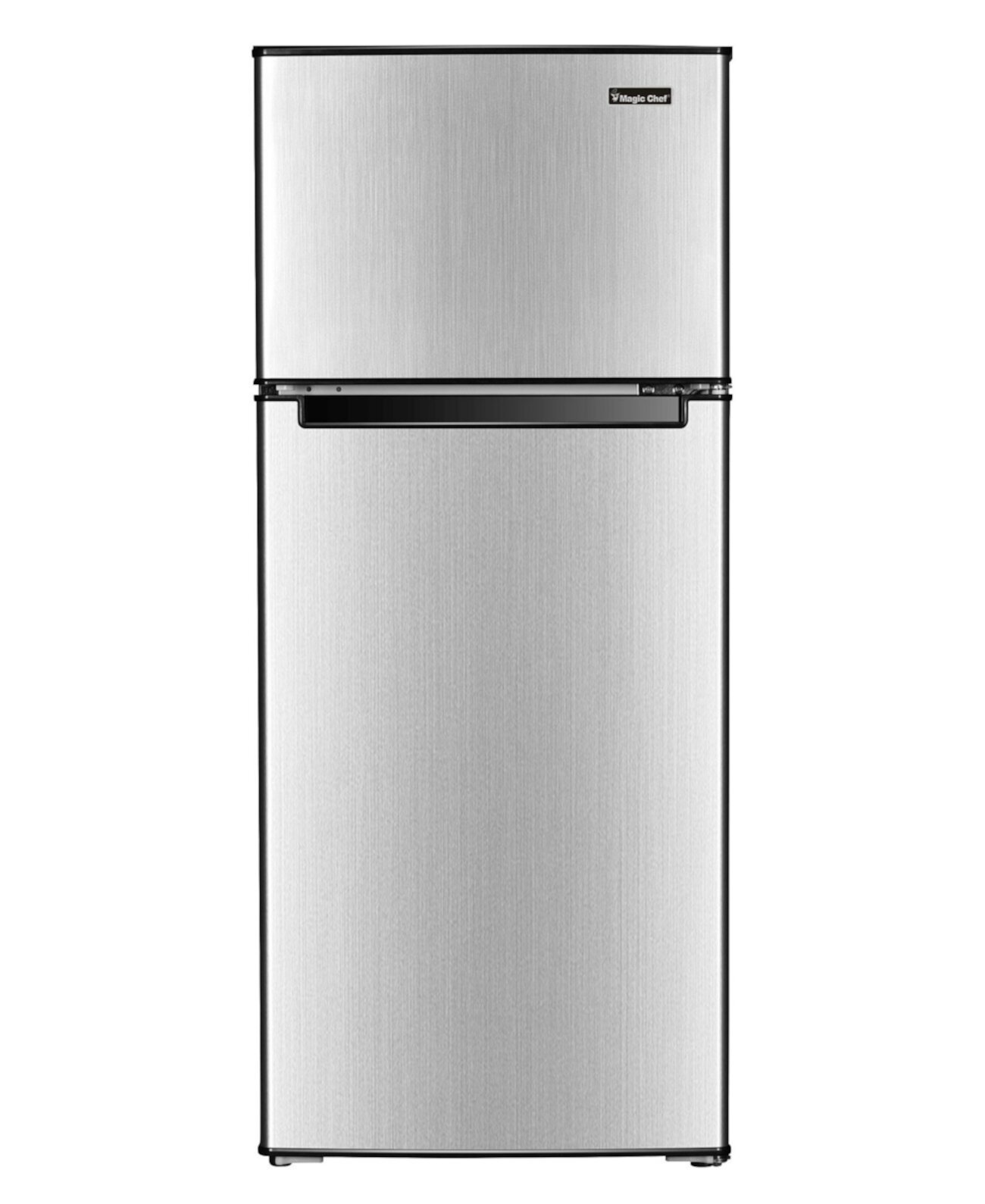 Мини-холодильник объемом 4,5 кубических футов с верхней морозильной камерой и дверцей Magic Chef