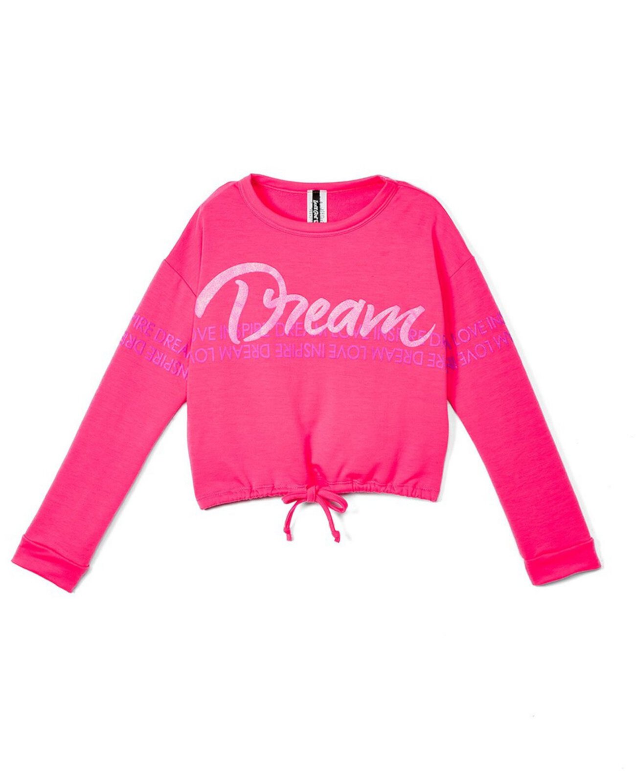 Big Girls Dream Long Sleeve Crew Neck Top One Step Up