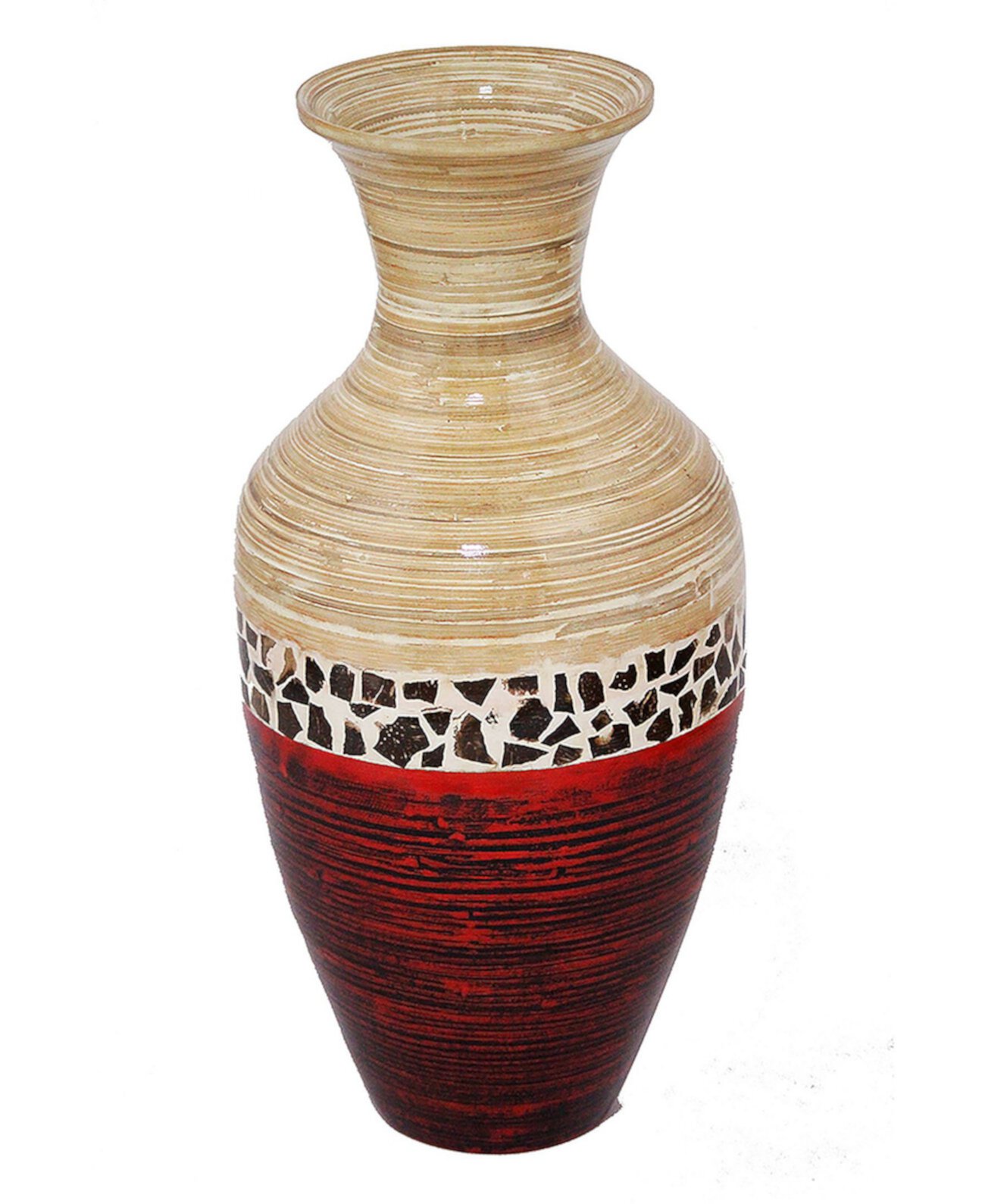 Бамбуковая напольная ваза Terry 25 дюймов Heather Ann Creations