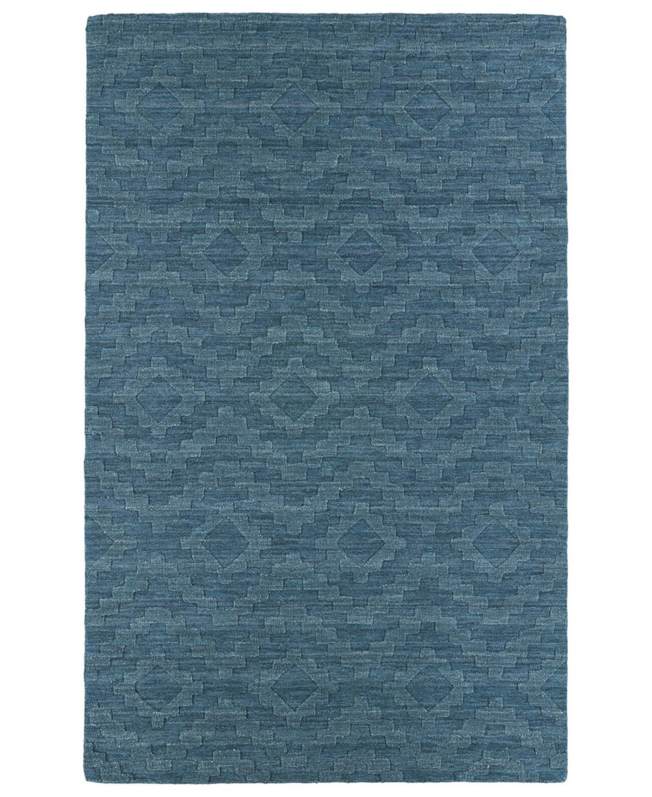 Imprints Modern IPM04-78 Turquoise 3'6" x 5'6" Area Rug Kaleen