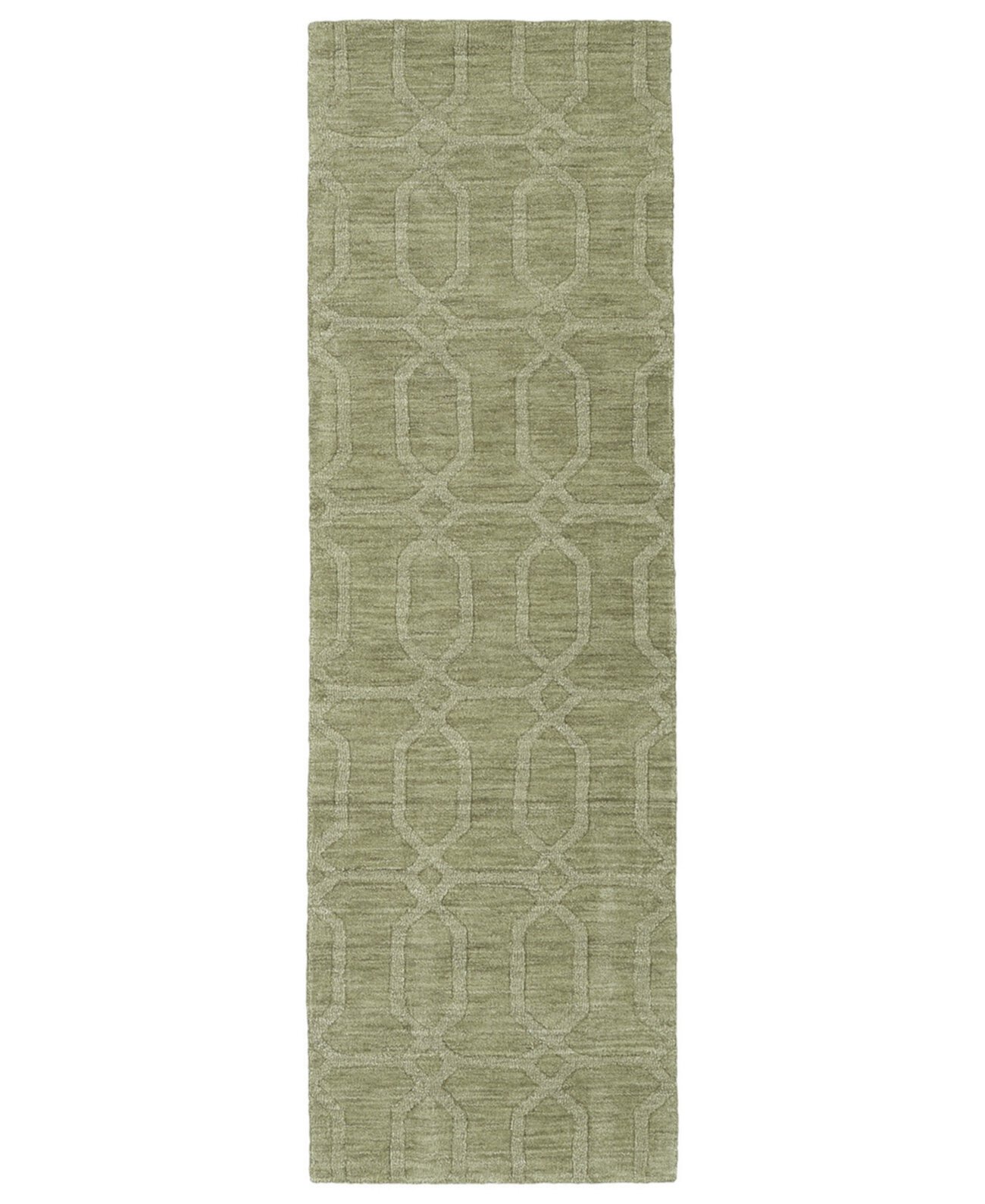 Отпечатки Современный коврик IPM03-59 Sage размером 2 фута 6 x 8 футов Kaleen