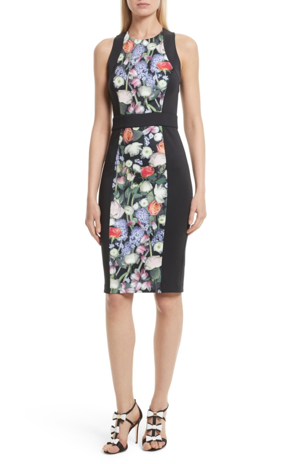 Akva Kensington Floral Body-Con Dress Ted Baker