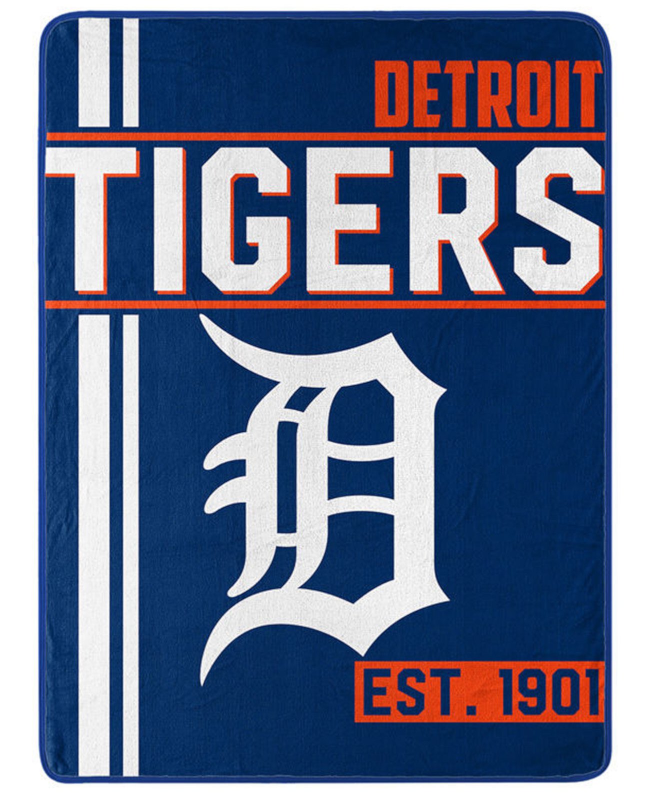Плед Detroit Tigers Micro Raschel Walk Off Throw Northwest Company