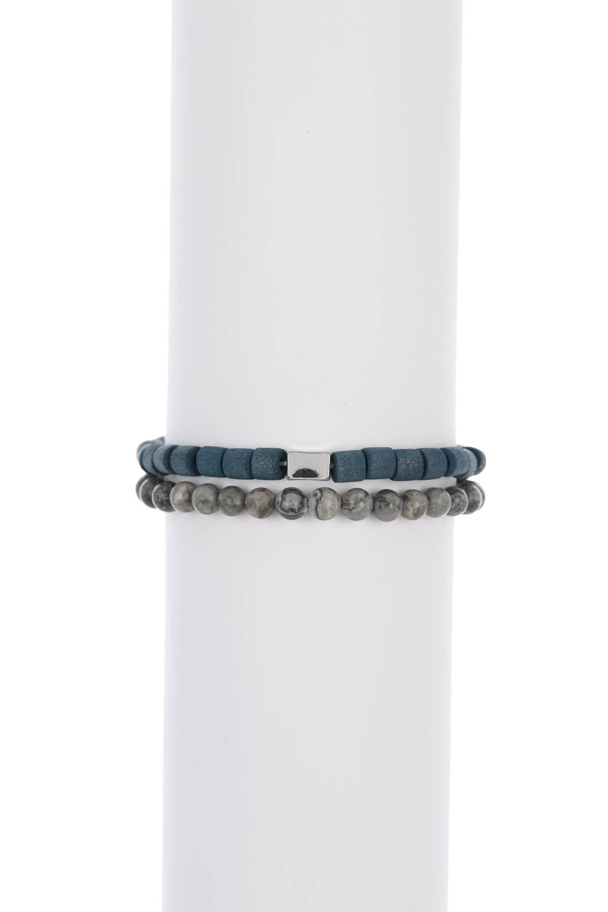 Cylinder Beaded Elastic Bracelets - Pack of 2 Nordstrom Rack