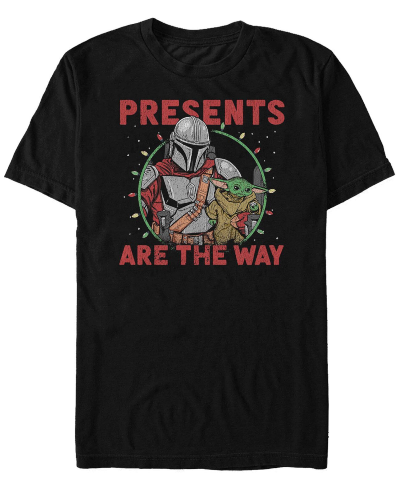 Мужская футболка с короткими рукавами Star Wars Mandalorian Presents Are The Way FIFTH SUN