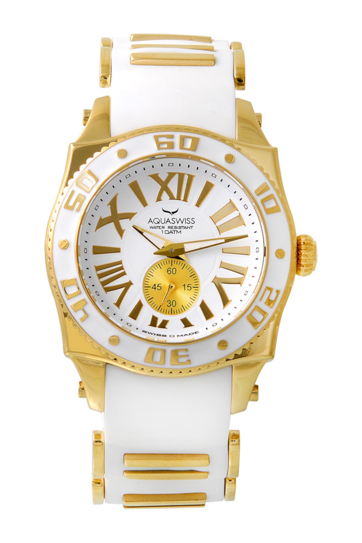 Часы унисекс Swissport G Sporty с силиконовым ремешком, 56 мм Aquaswiss