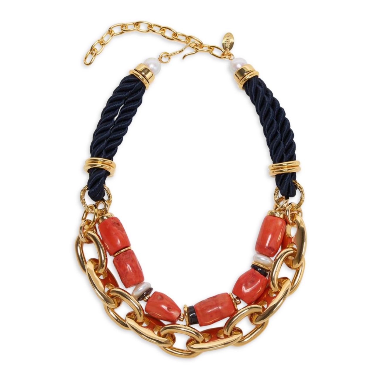 Majorca Goldplated, 12-13MM Freshwater Pearl &amp; Multi-Beaded Collar Necklace Lizzie Fortunato