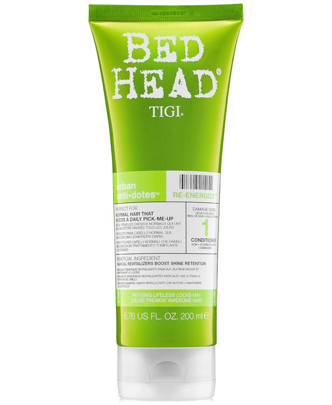 Кондиционер Bed Head Urban Antidotes Re-Energize, 6,76 унций, от PUREBEAUTY Salon & Spa TIGI