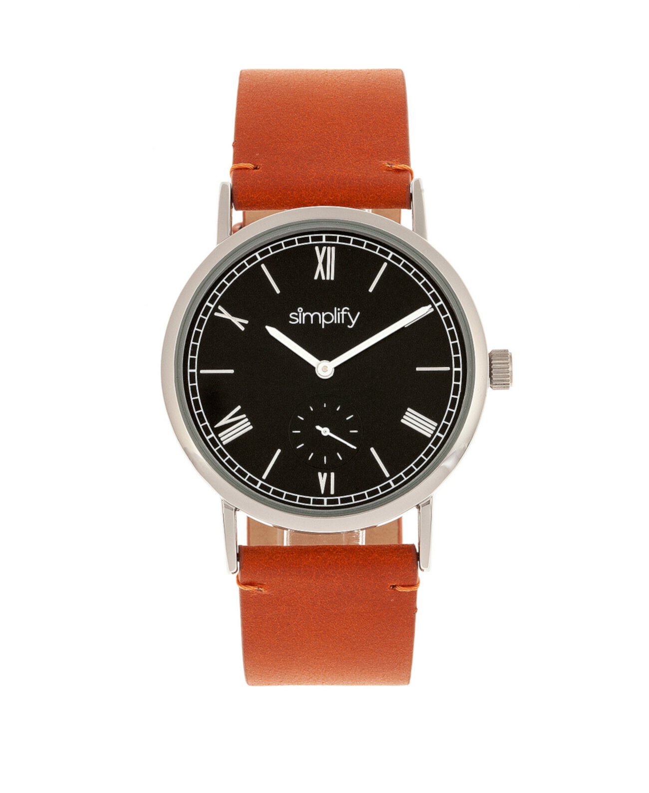 Quartz The 5100 Black Dial, часы из натуральной верблюжьей кожи 40 мм Simplify