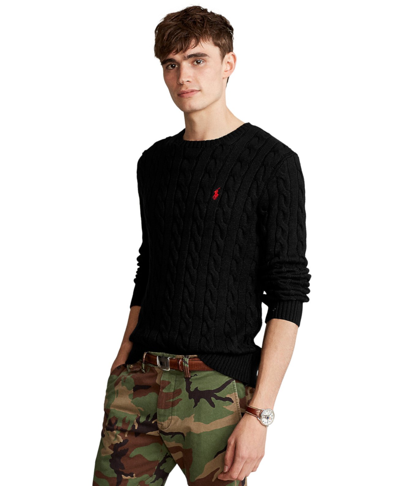 Мужской Свитер Polo Ralph Lauren Cable-Knit Polo Ralph Lauren