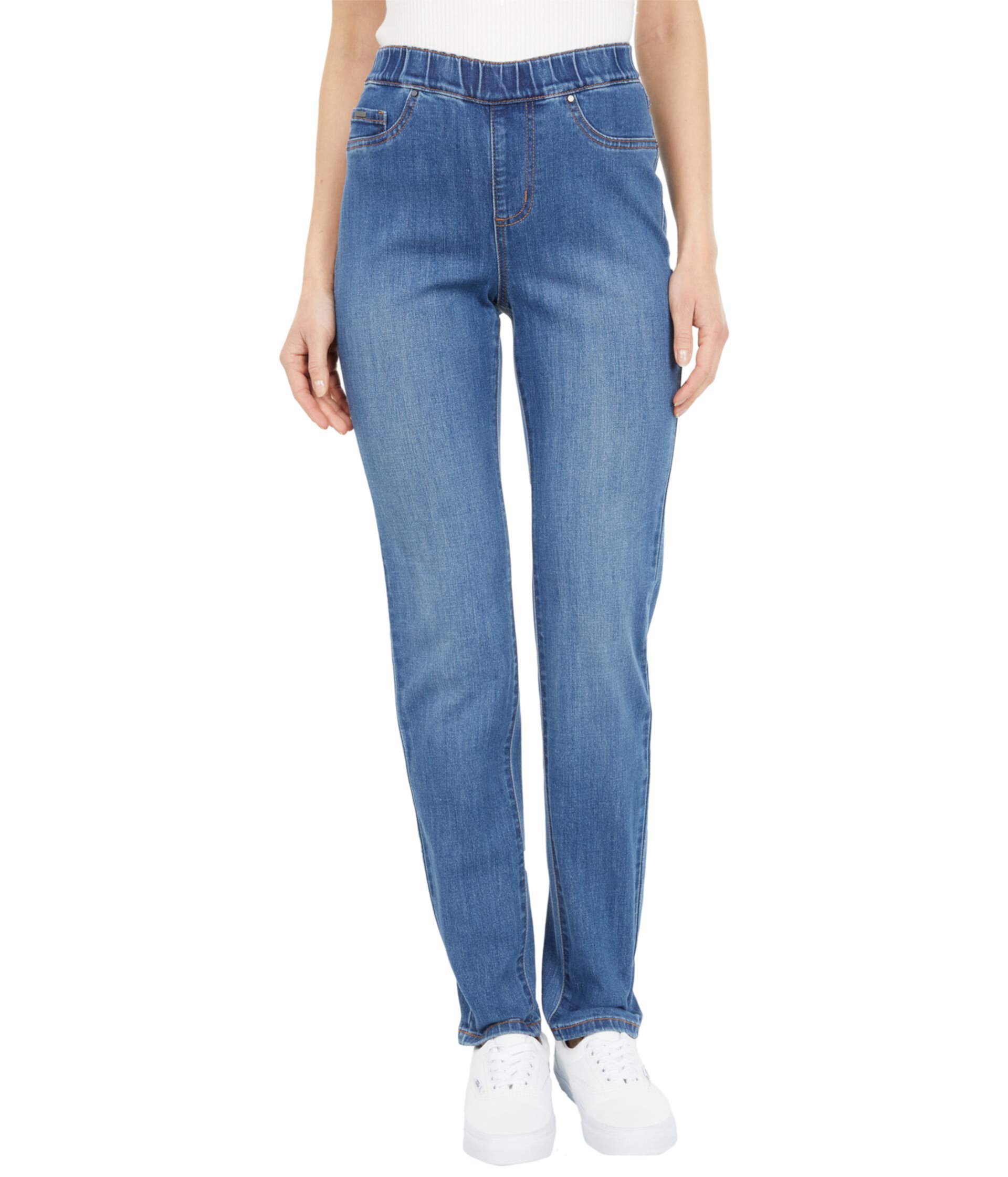 Джинсовые узкие джеггинсы без застежки Renew в цвете индиго FDJ French Dressing Jeans
