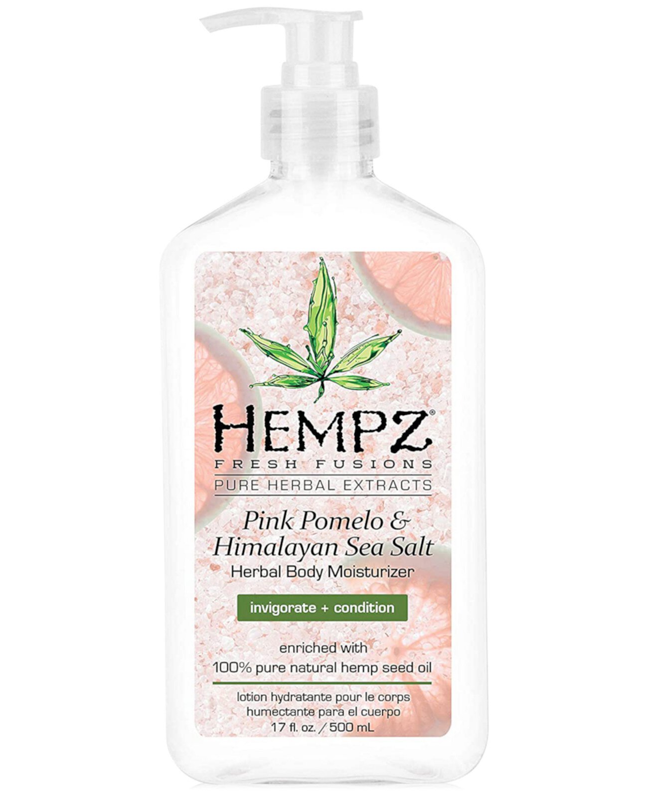 Fresh Fusions Pink Pomelo & Himalayan Sea Salt Herbal Body Moisturizer, 17 унций, от PUREBEAUTY Salon & Spa Hempz